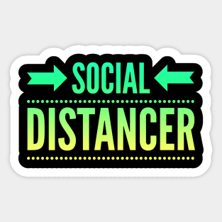 Social Distancer Sticker